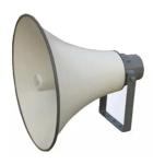 5W 15W Outdoor Megaphone Speaker Horn 1.2A Lightweight Megaphone