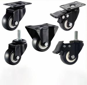 China Universal M8 Plastic Furniture Castors Wheels Replacement factory