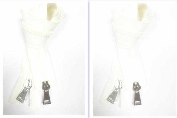 Eco- friendly Most Popular Double Sliders 2 Way Open End Metal Zipper Close-end