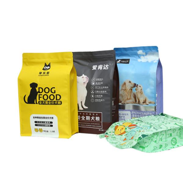 Strong Sealing Pet Food Package 100-220mic Thick Cat Food In Recyclable