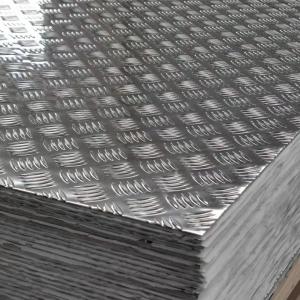 China Anti Skid Pattern 3mm Aluminium Tread Plate 5086 5182 Diamond Plate Sheets factory