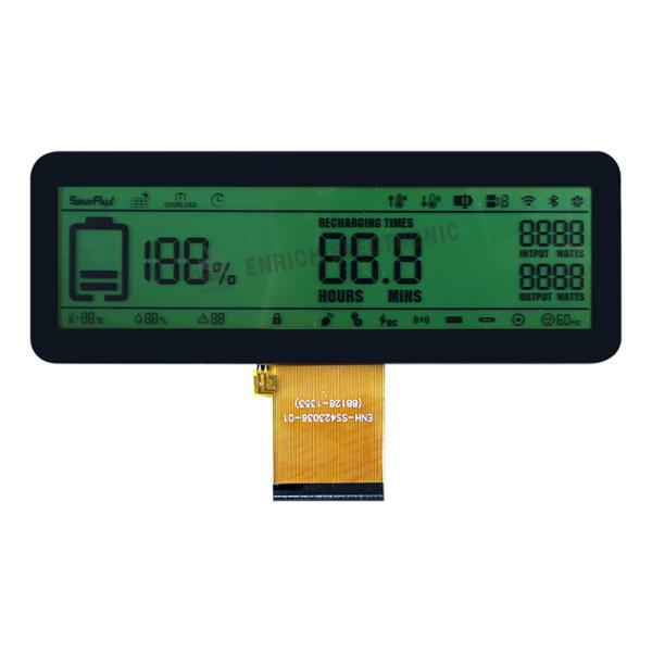 STN Transmissive Segment LCD Display with 12 0'clock Viewing Angle for