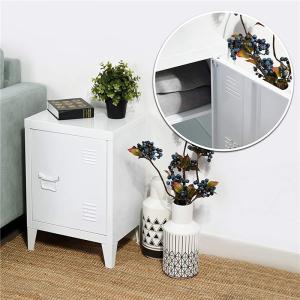 China Office File Storage 2 Shelves Detachable 4 Legs Metal Locker Side Table factory