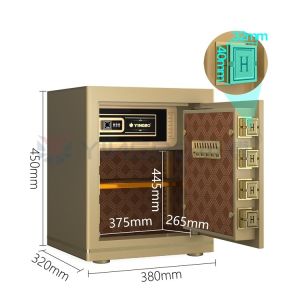 H450mm Luxury Digital Safe Box Electronic Lock For Security