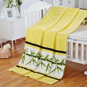 China 100% Polyester Flannel Print Blanket For Travel / Picnic / Hotel With Soft Handle Feeling factory