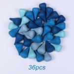 Baby Wooden Constructor Set Nordic Wooden Rainbow Blocks Loose Parts Montessori