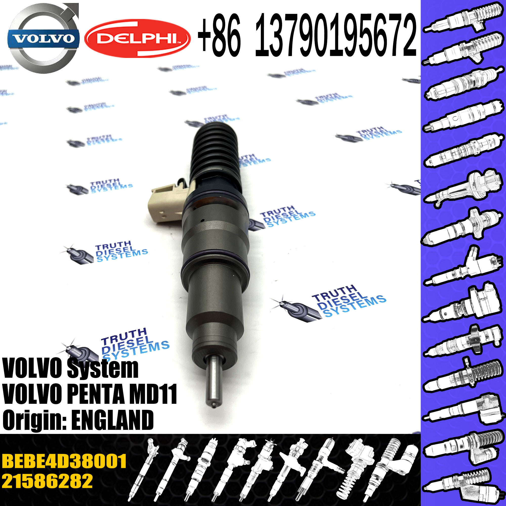 Common Rail Injector BEBE4D37001 BEBE4D38001 BEBE4F03001