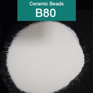 China B80 Zirconia Ceramic Bead Blasting Abrasive 0.180 - 0.250mm factory