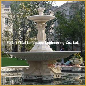 China Stone Fountain Carved Marble Water Fountain for Garden Outdoor (YKOF-11) factory
