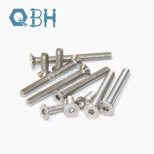 Countersunk Hex Socket Sink Head Screw Qbh DIN7991 SUS 304 / 316 Stainless Steel