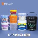 Pastic Handle 5 Gallon Baseball Filter Water Beer Sanitizing Bucket with Gamma