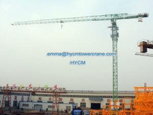 China Topless QTP6016 10 ton 60m Work Lifting Jib Specifications Tower Crane factory