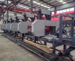 Electric Industrial Used Lumber Sawmill Multi Head Horizontal Resaw Band Saw