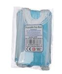 Medical Protective Disposable Face Mask 3 Ply Filter Melt Blown Fabric