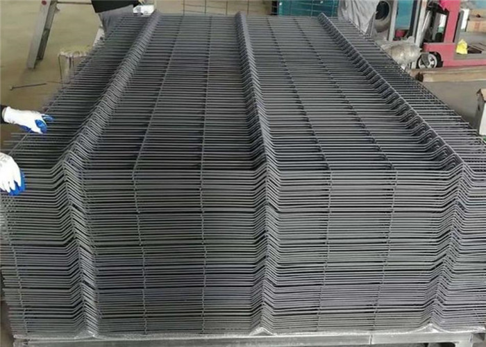 Industrial Welded Mesh Fencing With 4mm Wire Diameter And Wire Mesh Fence Panels With Gates