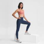 Elastic Nude Color Yoga Pants Quick Drying STC Womens High Waisted Running