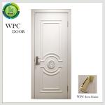 Hollow Wood Painting WPC Door Composite Flame Retardant Villa Use