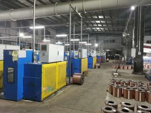 China SGS 2500 M/Min Copper Wire Drawing Machine 18 KW AC Spray Type factory