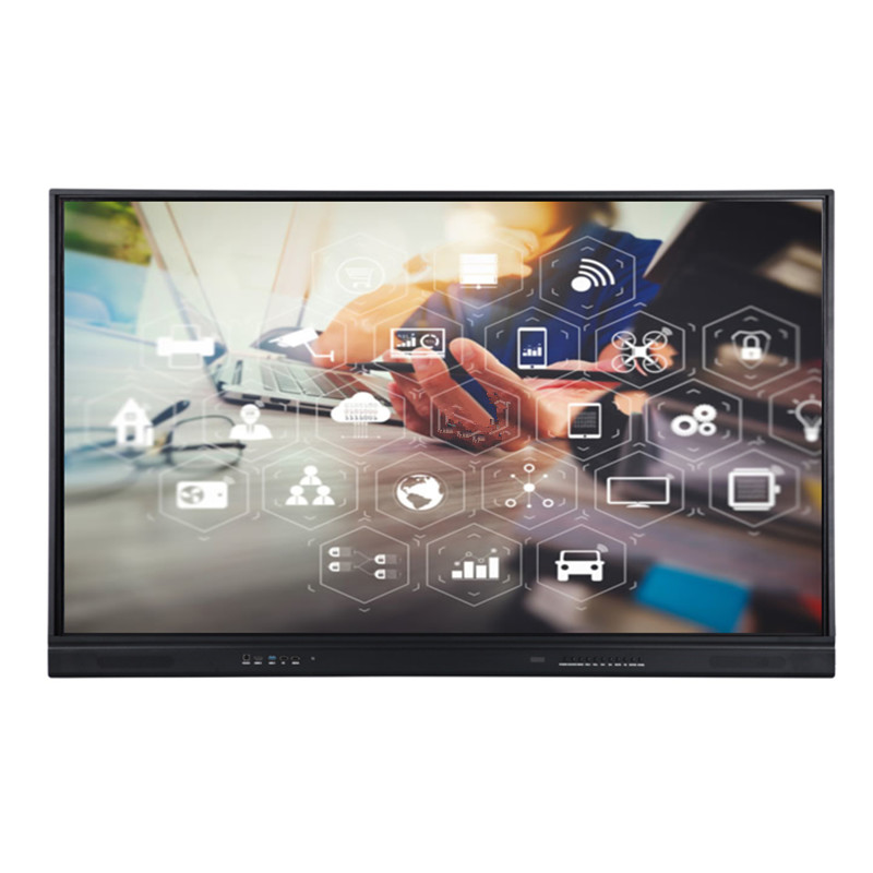 86 Inch Smart TV Monitors Interactive Whiteboard Flat Panel with All In One PC Touch Screen For School Office Showcase