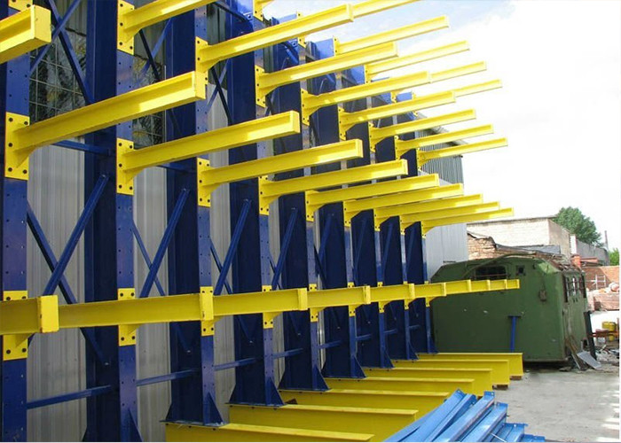 Heavy Duty Galvanized Cantilever Pallet Racking For Warehouse Storage