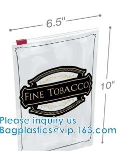 China Cigar Bags With Slider Lock, Fine Cigars, Cigar Pages, Tobacco, Tobacco Storage Bags With Slider Zipper factory