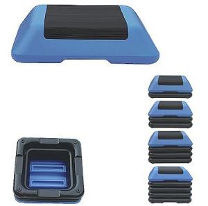China Shock Absorbing Aerobic Step Board , Stepper Gym Equipment Adjustable Height factory