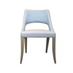 Modern Solid Wood Leather Fabric Chair for Hotel Furniture Customized Seat
