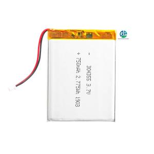 China High Discharge Rate Battery 30C Max60C Rechargeable 3.7V 750Mah 304355 Lithium Ion Battery factory