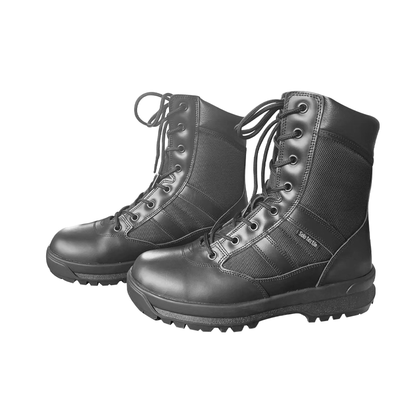 Men's Black Leather Durable Canvas Walking Protection Danner Boots for Training and Travel