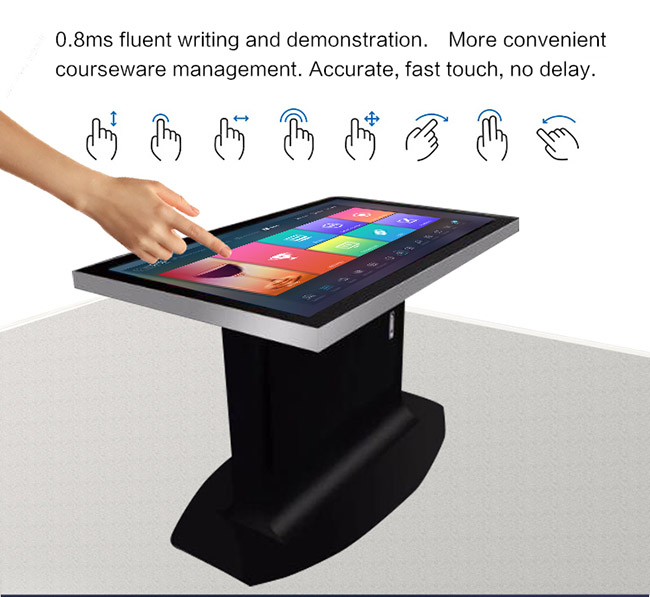 Smart Touch Screen Coffee Table Waterproof Interactive Table LCD Multi Touch Screen Table Indoor