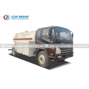 Right Hand Drive FAW 5 Ton 10m³ LPG Bobtail / Tanker Truck for African Markets |