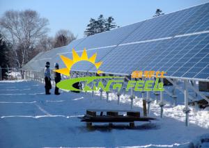 China Silver Reliable Photovoltaic Mounting System Ground Mount factory