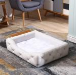 Large Leather Cat Bed Dogs Indoor Raised Lounge Chairs Couches
