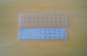 China 30W PC Led Street Light Components Lens , Led Road Lamp Lens factory