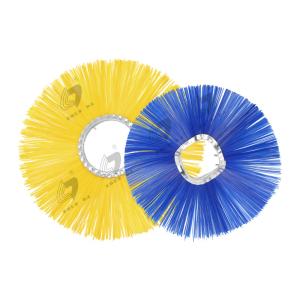 China Factory Direct Sales PP Mix Steel snow sweeper brush 10KG Road Wafer Brush factory