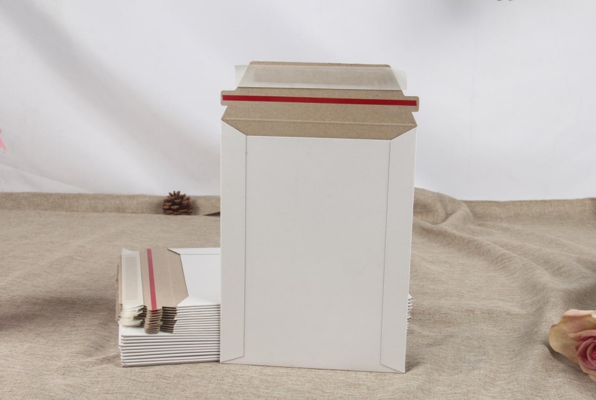 Paper Document Envelope Pouch Custom Cardboard Document Mailer Envelopes 500mm
