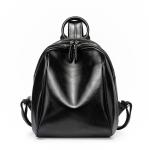 Fashion Backpacks Pure Leather School Bags Simple Cowhide Double Shoulder Bag