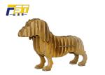 Custom Brown Paper Cardboard Box Furniture , Animal Shape Recycled Cardboard
