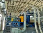 50 / 60Hz Sludge Dryer Machine Thermal Oil Heating 75% Drying Efficiency