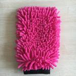 House keeping washing absorb mitt 100% polyester microfiber mitt gloves