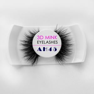 China Natural Looking 3D Mink Eyelashes Soft Cotton Band With OEM / ODM Service factory