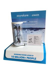 China PMMA Waterproof Retail POP Displays Multiscene For Earphones factory