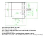 DC Motor (168ZYT53, 24V 1500W 1300RPM)