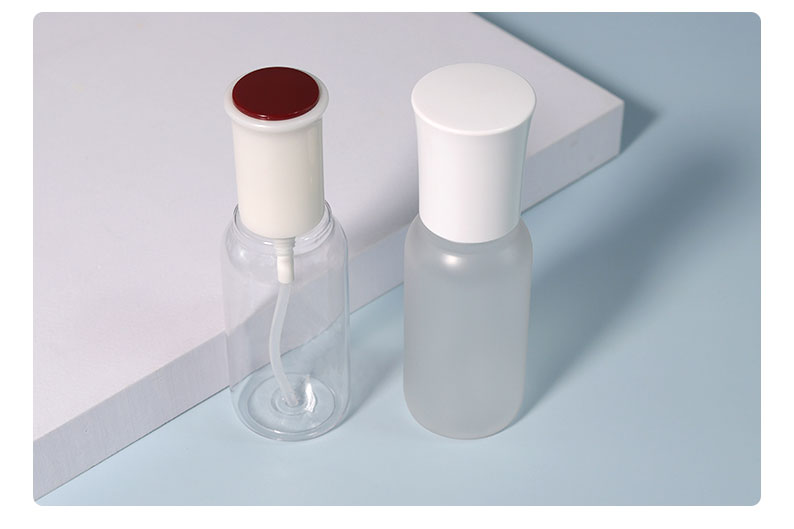PETG Custom Plastic Bottles 60ml Cosmetics Packaging Set Luxury For Skin Care