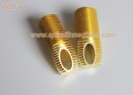 C68700 / C44300 Anti Corrosion Copper Alloy Spiral Finned Tube For Boat Heat