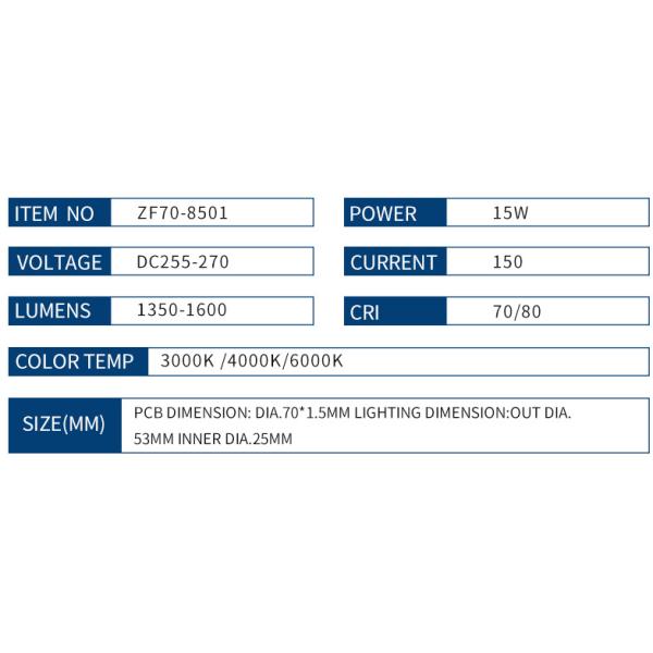 hot selling spot light chip 5w LED COB LED chip module factory dopdea