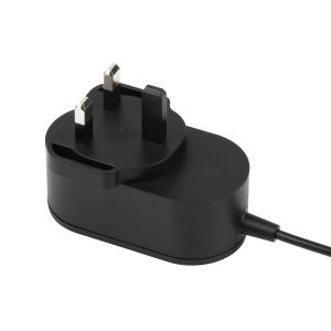 China UK 3 Prong EN60335 Wall Mount Power Adapters Output 15Vdc 800mA factory