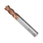 4 Flute Flattened Solid Carbide HRC55 Square End Mill