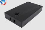 Black CATV Wall Mount Fiber Distribution Box 2pcs SC Adaptor