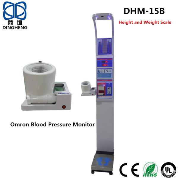 Digital Bmi Height Weight Machine , Blood Pressure Calculator Machine Coin